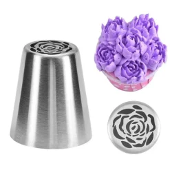 Rosen-Spritztüllen-Set zum Dekorieren von Weihnachtsgebäck – ideal für festliche Leckereien