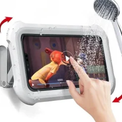 Rotatable Waterproof Shower Phone Holder - Bathroom Accessory