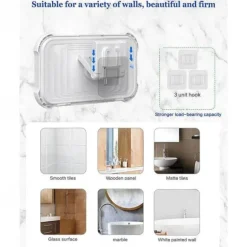 Rotatable Waterproof Shower Phone Holder - Bathroom Accessory