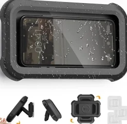 Rotatable Waterproof Shower Phone Holder - Bathroom Accessory