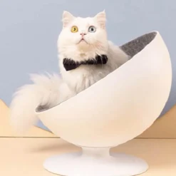 Rotierende Katzenhängematte – Interaktives Loungebett für Haustiere