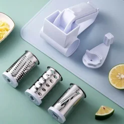 Rotierende Käsereibe aus Edelstahl – Küchenutensil