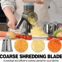 Rotierende Käsereibe aus Edelstahl – Küchenutensil