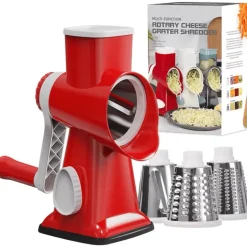 Rotierende Käsereibe aus Edelstahl – Küchenutensil