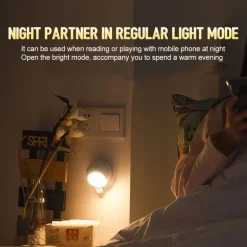 Rotierende magnetische Nachtlampe – Wassertropfen-Design