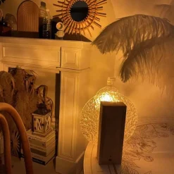 Rotierende Wasserwellen-Nachtlampe – Beruhigendes LED-Stimmungslicht