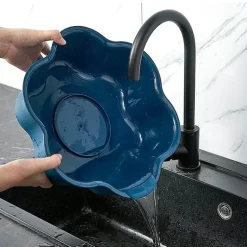 Rotierender Abtropfkorb Snacktablett