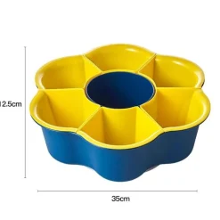 Rotierender Abtropfkorb Snacktablett