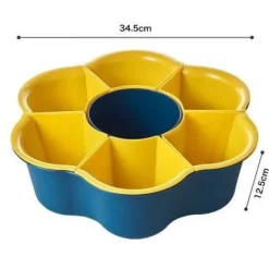 Rotierender Abtropfkorb Snacktablett
