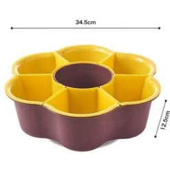 Rotierender Abtropfkorb Snacktablett