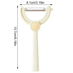 Rotierender Gemüse- und Obstschäler – einfach zu verwendendes Küchenwerkzeug