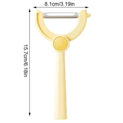 Rotierender Gemüse- und Obstschäler – einfach zu verwendendes Küchenwerkzeug