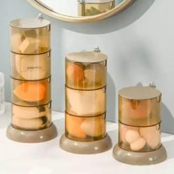 Rotierender Make-up-Organizer – Stilvolle Aufbewahrungsbox für Kosmetik