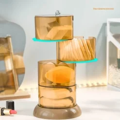 Rotierender Make-up-Organizer – Stilvolle Aufbewahrungsbox für Kosmetik