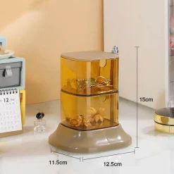 Rotierender Make-up-Organizer – Stilvolle Aufbewahrungsbox für Kosmetik