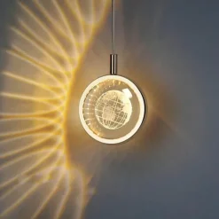 Rotierendes Kristall-LED-Stimmungslicht – Romantisches Wohndekor