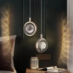 Rotierendes Kristall-LED-Stimmungslicht – Romantisches Wohndekor