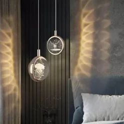 Rotierendes Kristall-LED-Stimmungslicht – Romantisches Wohndekor