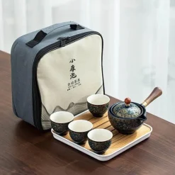 Rotierendes Puer-Teeset – Chinesisches Gongfu-Teegeschirr