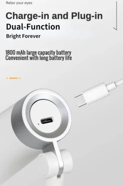 Rotierendes USB-Nachtlicht - Schreibtischlampe mit einstellbarer Helligkeit