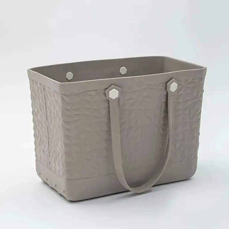 Rubber Beach Tote Bag – Extra große Strandtasche aus Silikon für Damen