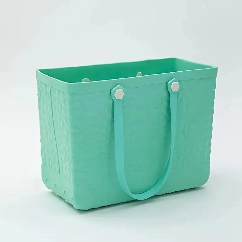 Rubber Beach Tote Bag – Extra große Strandtasche aus Silikon für Damen