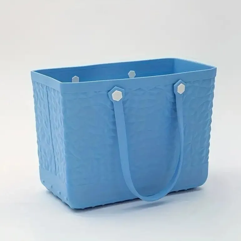 Rubber Beach Tote Bag – Extra große Strandtasche aus Silikon für Damen