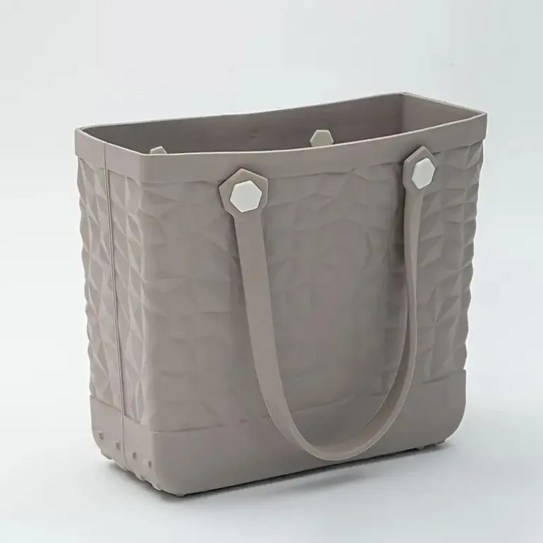 Rubber Beach Tote Bag – Extra große Strandtasche aus Silikon für Damen