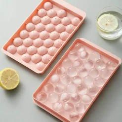 Runde Eiswürfelform mit Deckel – Kreativer Eisbereiter und Küchenhelfer