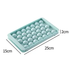 Runde Eiswürfelform mit Deckel – Kreativer Eisbereiter und Küchenhelfer