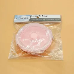 Runde Lunchbox aus Silikon – Faltbarer Obstsalatbehälter