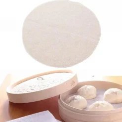 Rundes Dampftuch-Set – 5-teiliges Dampftuch-Set für Brötchen und Brot