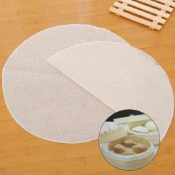 Rundes Dampftuch-Set – 5-teiliges Dampftuch-Set für Brötchen und Brot