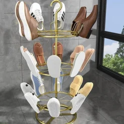 Rundes Schuhregal – platzsparender Organizer