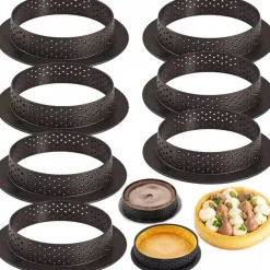 Rundes Tortenring-Set für französisches Gebäck, Desserts – Backformen