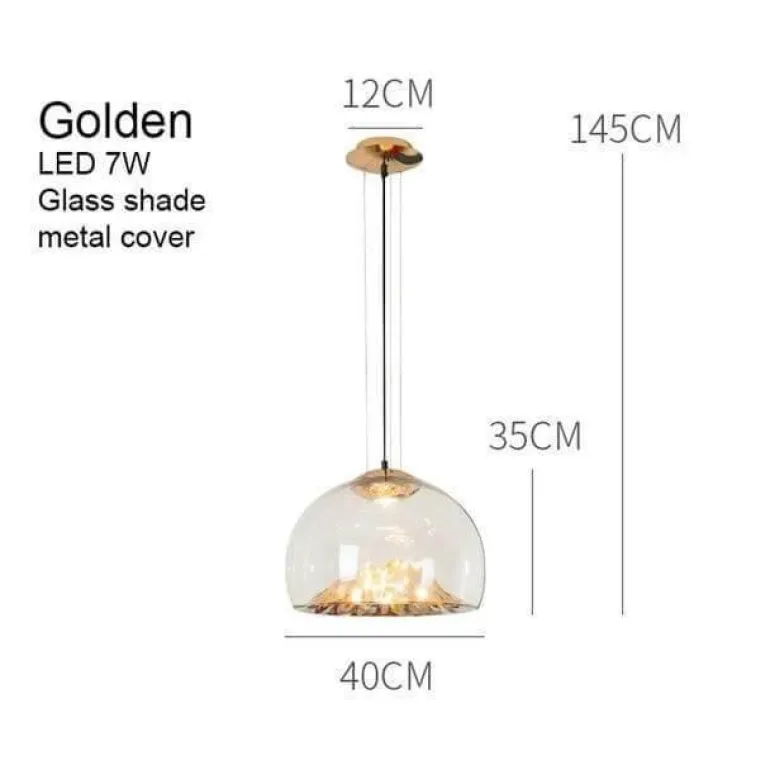 Rustic Mountain Pendant Lamp - Hanging Light Fixture