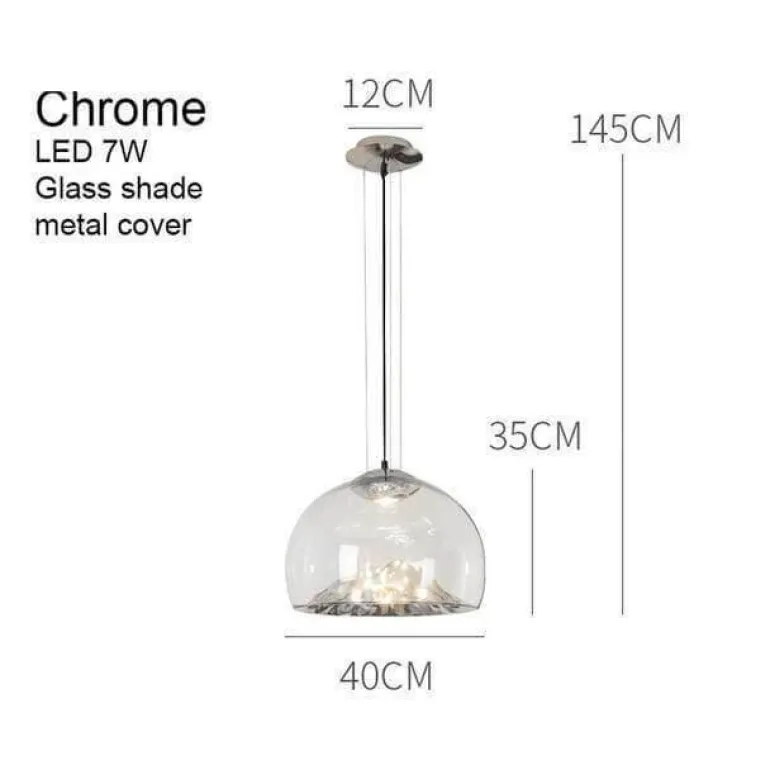 Rustic Mountain Pendant Lamp - Hanging Light Fixture
