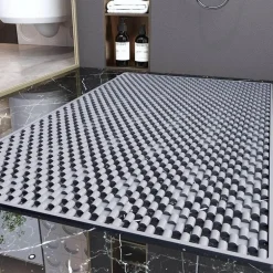 Rutschfeste, ausgehöhlte, wasserdichte Badezimmermatte