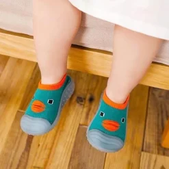 Rutschfeste Babysocken mit Mini-Ente – süße Babyschuhe