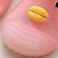 Rutschfeste Babysocken mit Mini-Ente – süße Babyschuhe