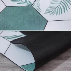 Rutschfeste nordische Sechseck-Fußmatte – staubdichte Eingangsmatte