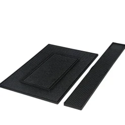 Rutschfeste PVC-Kaffeebarmatte – hitzebeständig und mit Drainage-Design