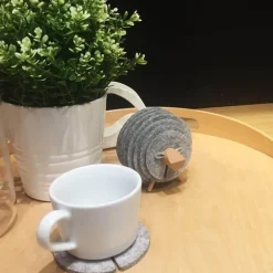 Rutschfeste Untersetzer in Schafform – süßes Trinkgeschirr-Accessoire