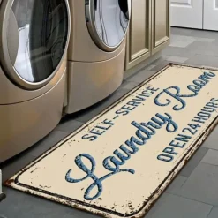 Rutschfeste Waschküchenmatte - Stilvolle Bodenmatte für den Waschraum