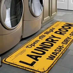 Rutschfeste Waschküchenmatte - Stilvolle Bodenmatte für den Waschraum