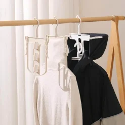 Rutschfester, faltbarer Pullover-Kleiderbügel – platzsparender Kleider-Organizer