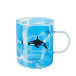 Sakura Glas Kaffeetasse Katze Hirsch Kaninchen Teetasse Maid Trinkgeschirr