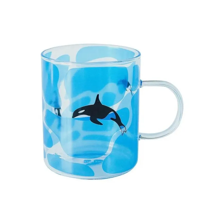 Sakura Glas Kaffeetasse Katze Hirsch Kaninchen Teetasse Maid Trinkgeschirr