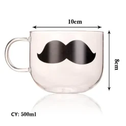 Sakura Glas Kaffeetasse Katze Hirsch Kaninchen Teetasse Maid Trinkgeschirr