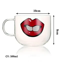 Sakura Glas Kaffeetasse Katze Hirsch Kaninchen Teetasse Maid Trinkgeschirr